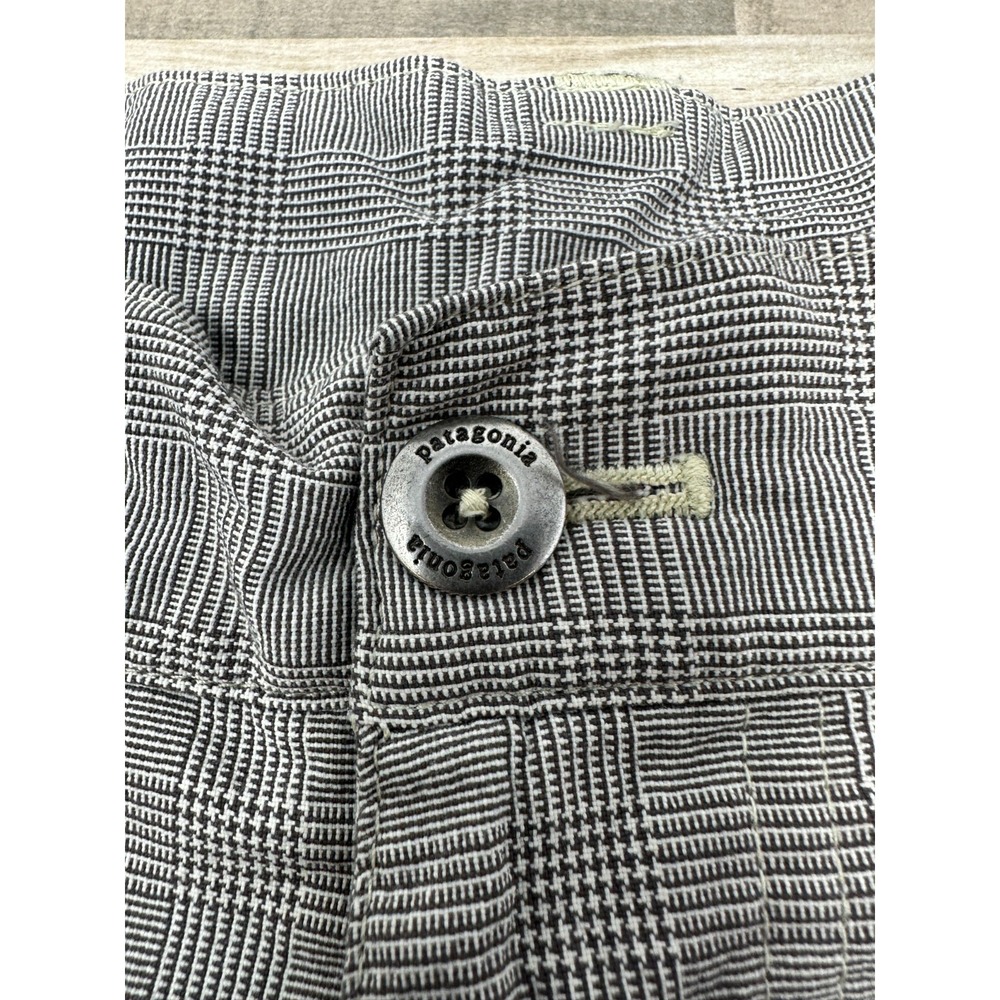 Patagonia Shorts Men's Size 40 ~ 12" Inseam Stretch Pockets Houndstooth Print - Picture 5 of 13